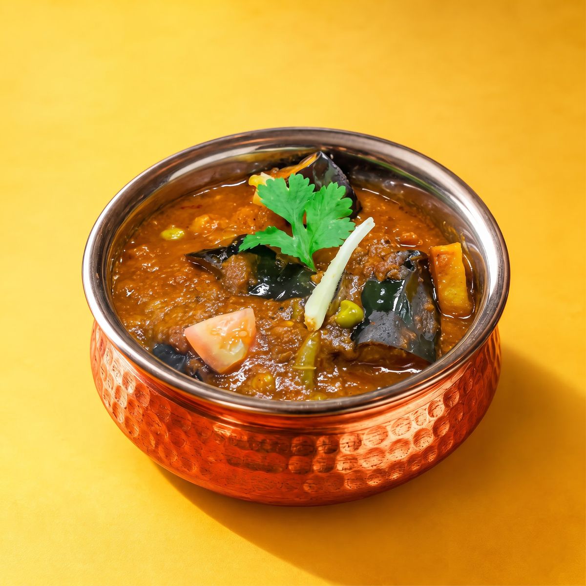 Eggplant and potato curry