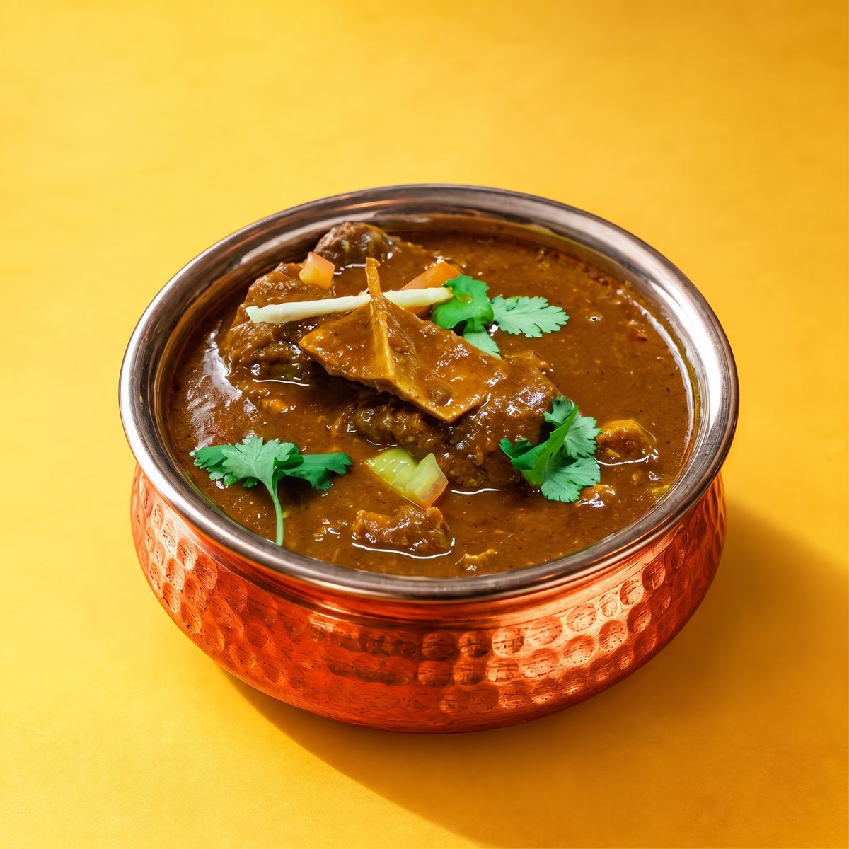 Goat curry on the bone